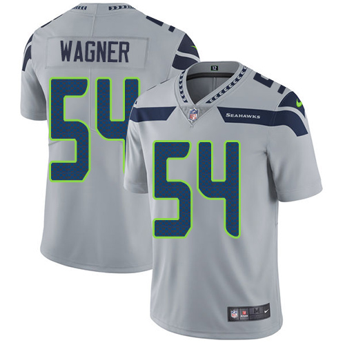 2019 Men Seattle Seahawks 54 Wagner grey Nike Vapor Untouchable Limited NFL Jersey